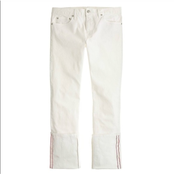 J Crew Point Sur Slim Stacker Japanese Selvedge Jean in Marshmallow Size 25 - Picture 2 of 11